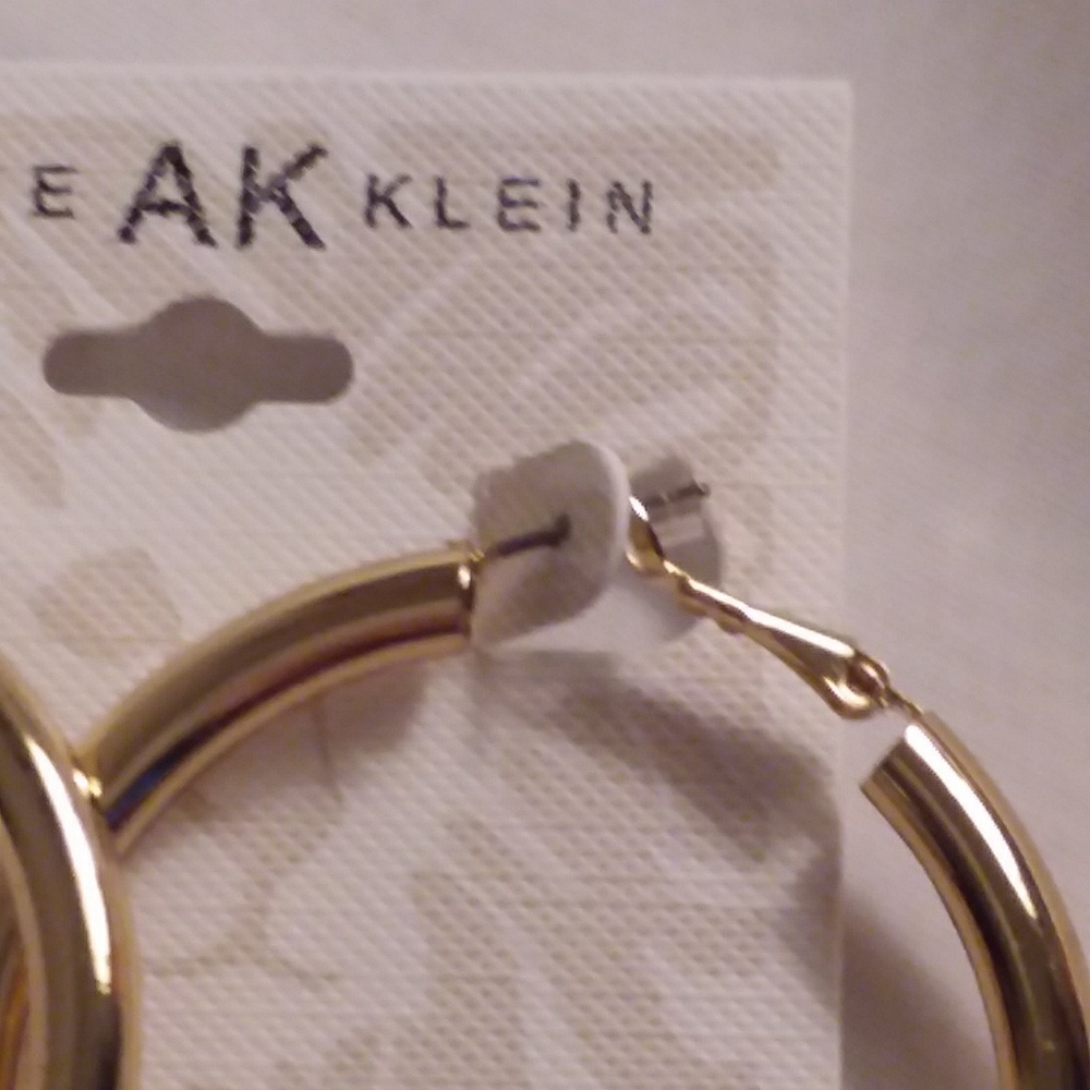 Anne Klien Hoop Piearced Earrings - Picture 2 of 3